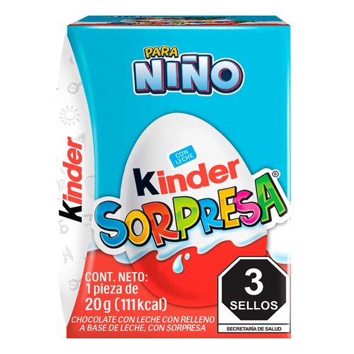 Chocolate Kinder Sopresa Niño 20g