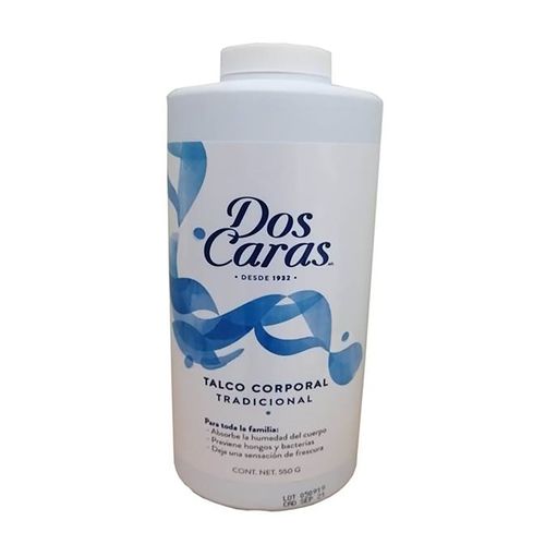 Talco Corporal Las Dos Caras Tradicional 550g