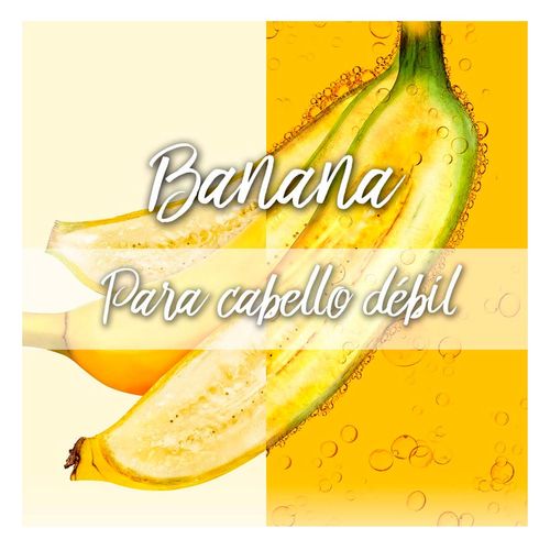 Mascarilla Capilar Garnier Fructis Hair Food Banana Cabello Débil 350ml