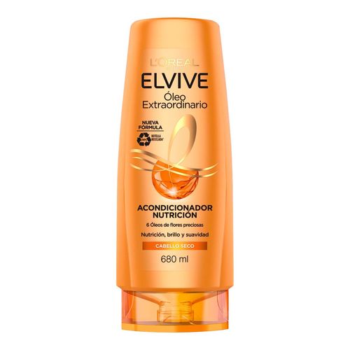 Acondicionador L’Oréal Elvive Óleo Extraordinario Cabello Seco 680ml