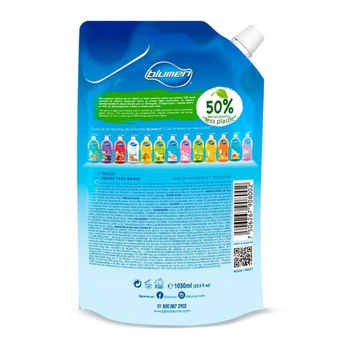 Jabón Líquido para Manos Blumen Cherry Blossom Repuesto 1.05L