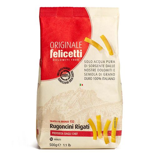 Pasta Felicetti Rugoncini Rigati 500g