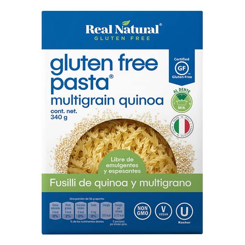 Pasta Real Natural Fusilli de Quinoa 340g