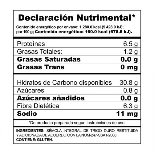 Pasta Barilla Trigo Entero Penne Rigate 400g
