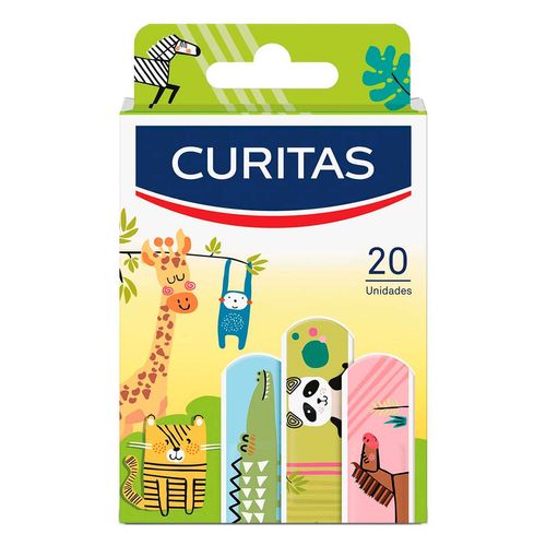 Venditas Adhesivas para Niños Curitas Animales 20 Venditas