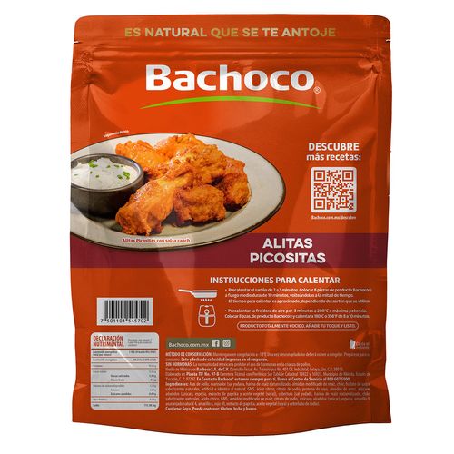 Alitas Picositas Bachoco 700g