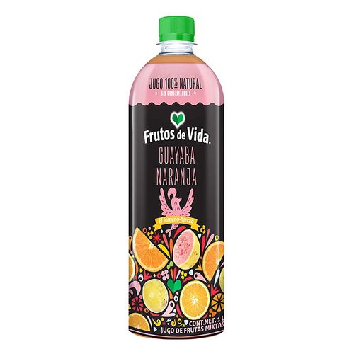 Jugo de Guayaba y Naranja Frutos de Vida 1L