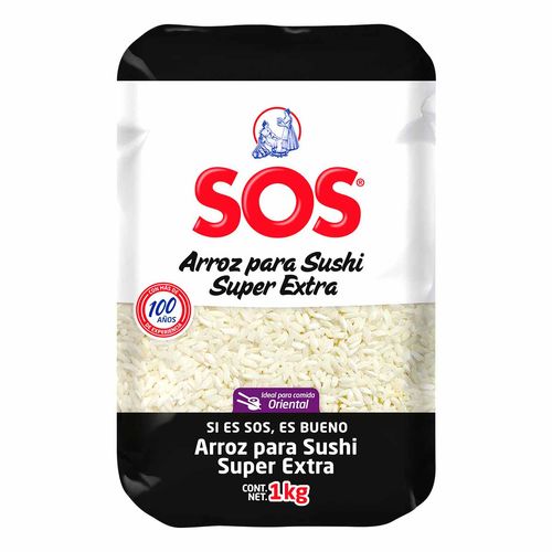 Arroz SOS Super Extra Para Sushi 1Kg