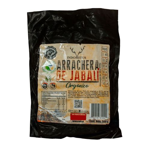 Arrachera Jabalí Orgánica Indomitus 500g