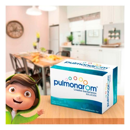 Pulmonarom Lisados Bacterianos 20 Ampolletas de 3ml