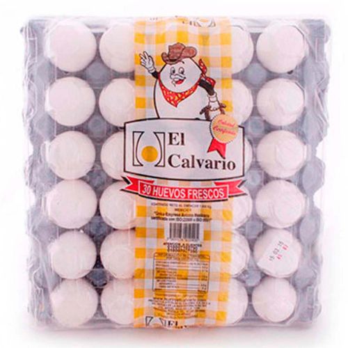 Huevo Blanco El Calvario 30 Piezas