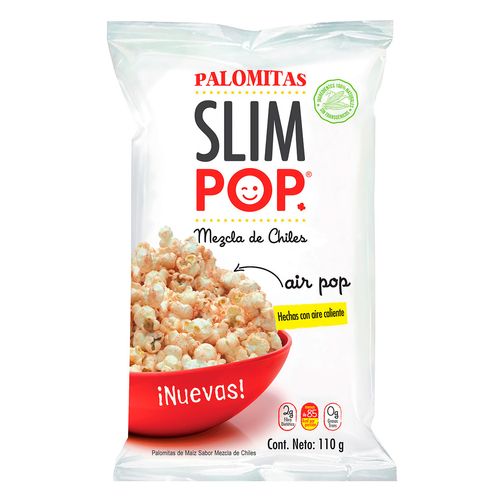 Palomitas Slim Pop Mezcla de chiles 110 gr