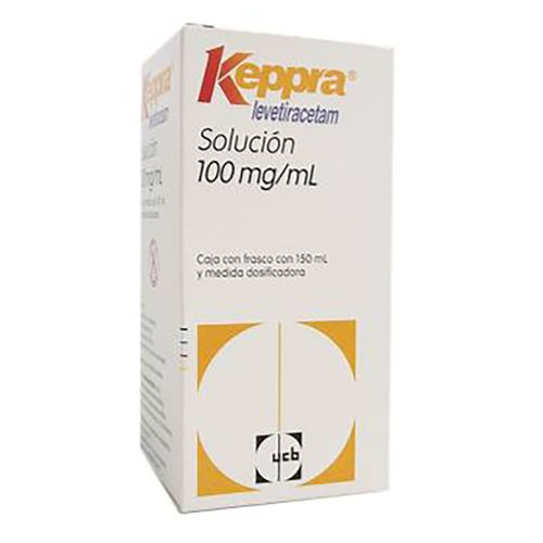 Solución Keppra 100mg Frasco con 150ml