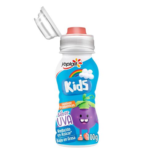 Yoplait Kids Uva Bebible Tapa Antiderrames 100g