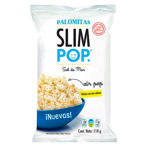 Palomitas Slim Pop sal de mar 110 gr