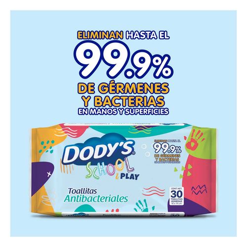 Toallitas Doby´S Antibacteriales con 30 Toallitas
