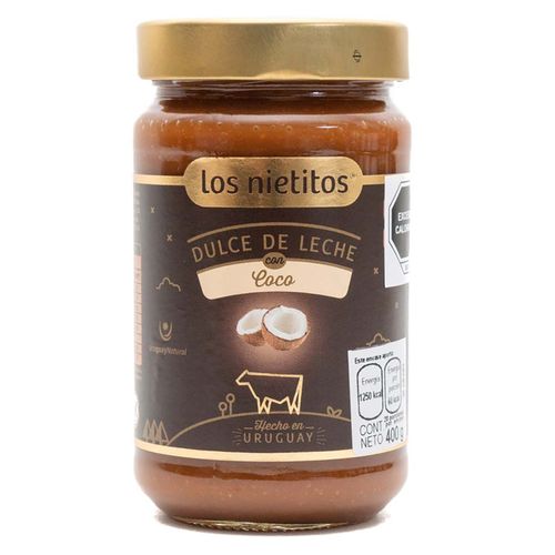 Dulce de Leche con Coco Frasco Los Nietitos Uruguay 400 g