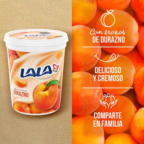 Yoghurt Batido Lala Durazno 900g
