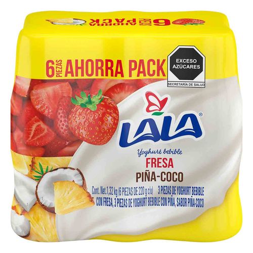 Yoghurt Lala Bebible surtido 6 piezas de 220g