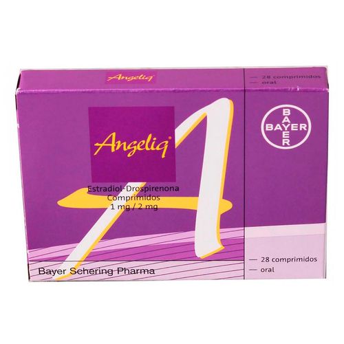 Comprimidos Angeliq 1mg/2mg Caja con 28 Comprimidos