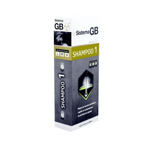 Sistema GB Shampoo 1 Hombre Ketoconazol 230ml