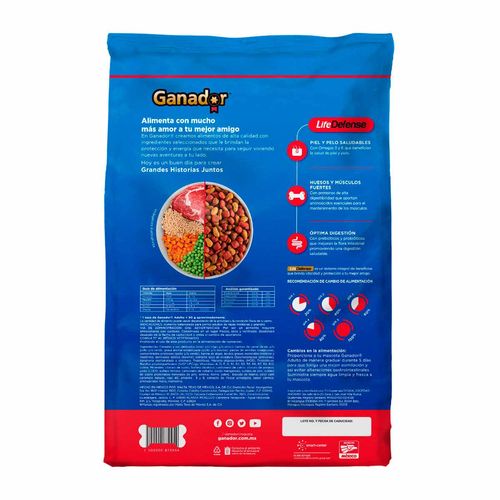 Alimento Seco para Perro Ganador Original Adulto 15kg