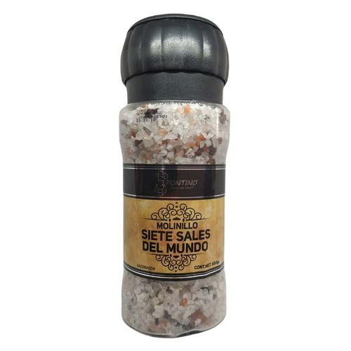 Molinillo Pontino Sal 7 Sales del Mundo Bote 650g