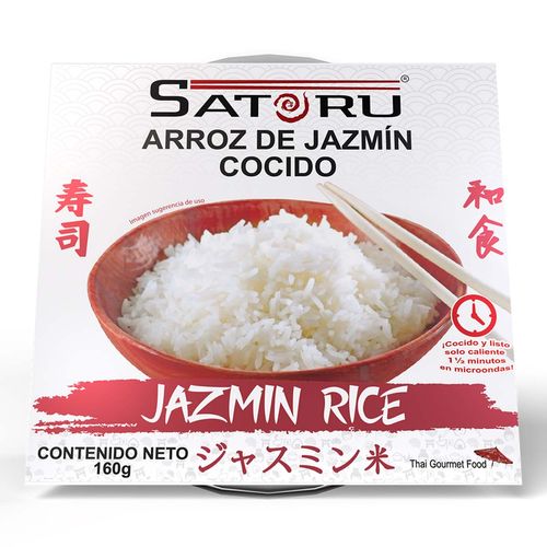 Arroz de Jazmín Cocido Satoru Instantáneo160g