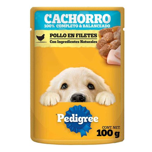 Pedigree Sobres para Perros Cachorros Sabor Pollo 100g