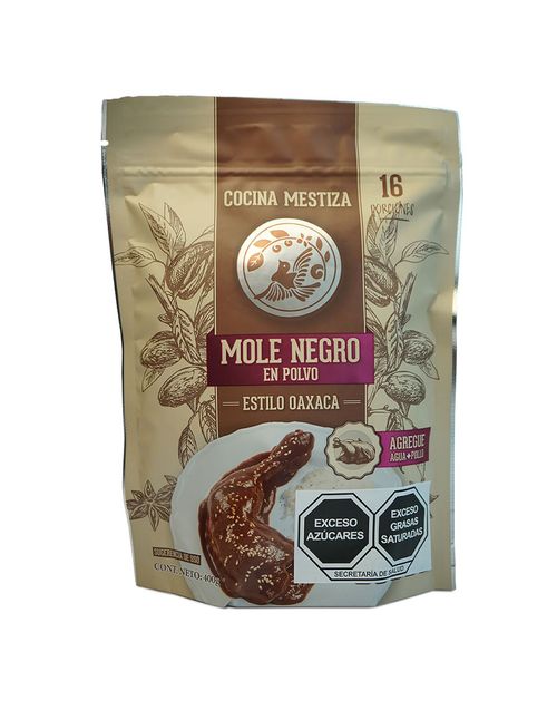 Mole Negro Cocina Mestiza en Polvo Estilo Oaxaca 400g