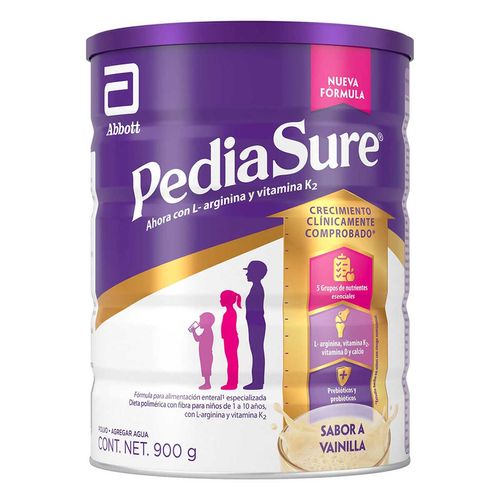 Suplemento Alimenticio Pediasure para Niños de 1 a 10 Años Vainilla 900g