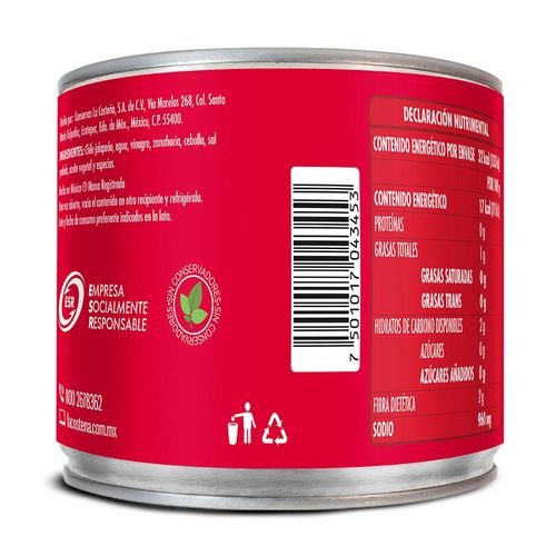 Chiles Jalapeños La Costeña en Rajas 340g