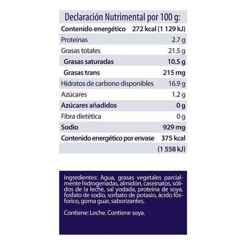 Imitación Queso Franja Fundido Americano Manchego 138.4g