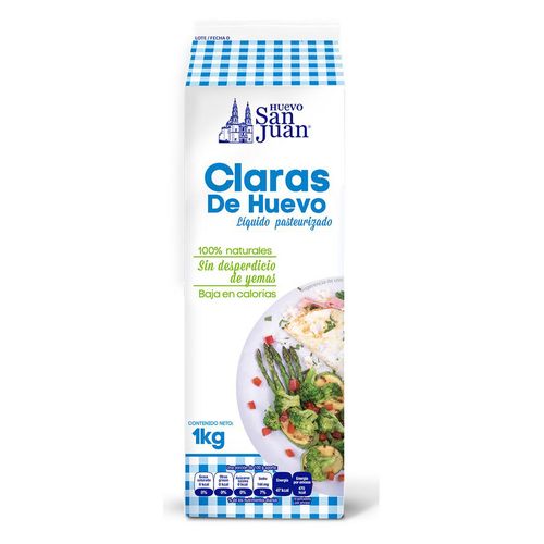 Clara Huevo Liquida Pasteurizada 1L