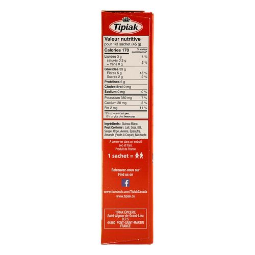 Quinoa Tipiak Blanca 240g