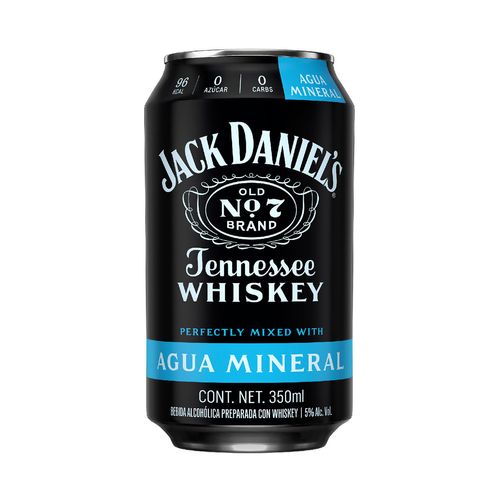 Bebida Preparada Jack Daniel's & Mineral 350ml