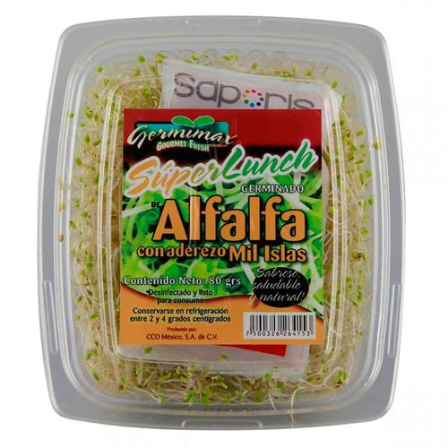 Germen de Alfalfa Germimax con Aderezo Mil Islas 80g