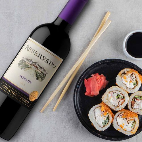 Vino Tinto Chileno Reservado Merlot 750ml