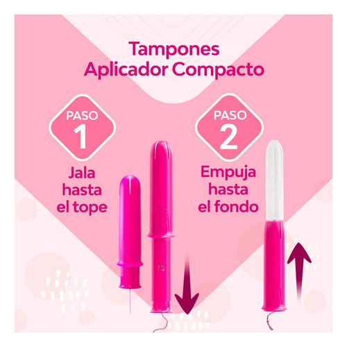 Tampones Saba Regulares Con Aplicador Compacto 10 Tampones