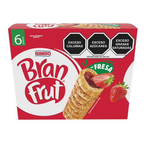 Bran Frut Bimbo Fresa 6 piezas 240g