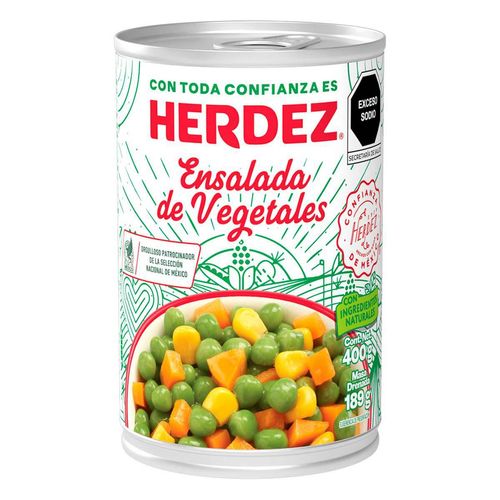 Ensalada de Vegetales Herdez 400g