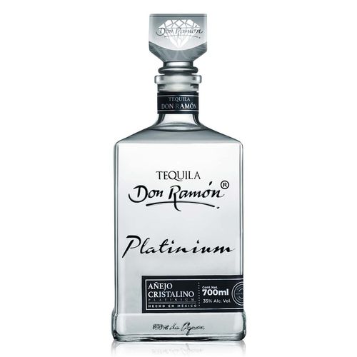 Tequila Don Ramón Añejo Cristalino Platinium 700ml