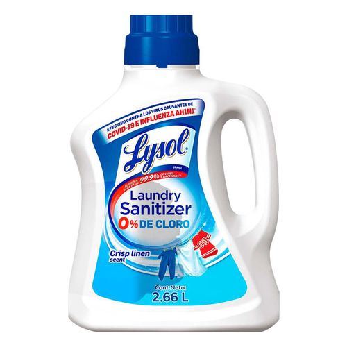 Desinfectante de Ropa Lysol Crisp Linen 2.6L