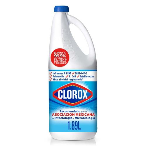 Cloro Blanqueador Desinfectante Clorox Original 1.89L