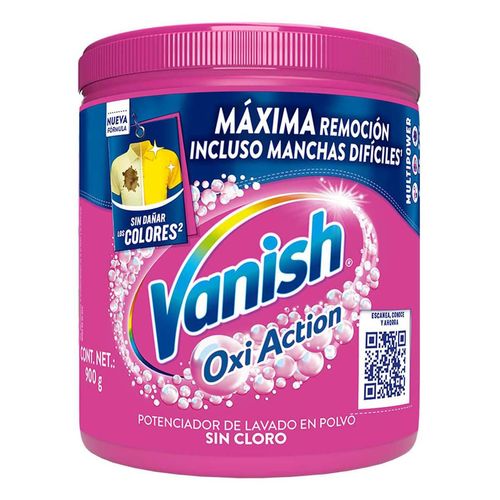 Quitamanchas en Polvo Vanish Oxi Action para Ropa de Color 900g