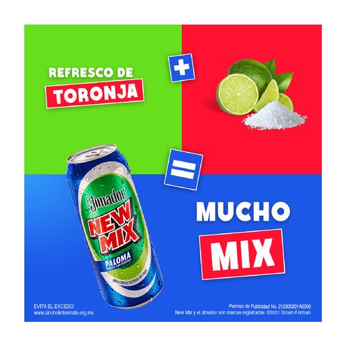 Bebida Preparada New Mix Paloma 473ml