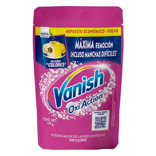 Quitamanchas en Polvo Vanish Oxi Action para Ropa de Color 120g