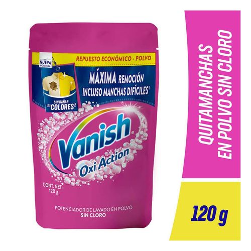 Quitamanchas en Polvo Vanish Oxi Action para Ropa de Color 120g