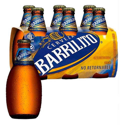 Cerveza Barrilito 6 Botellas 325ml c/u