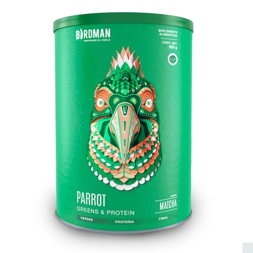 Complemento Alimenticio Vegetales Proteína Parrot Matcha 900g